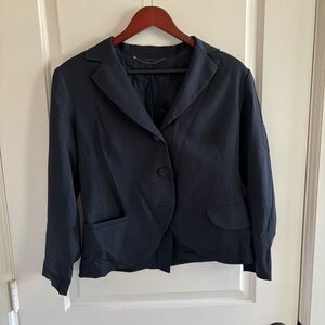 Lida Baday Dark Blue Blazer Size 10 EUC